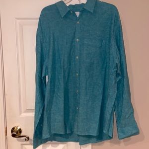 XXL old navy slim mens button down shirt